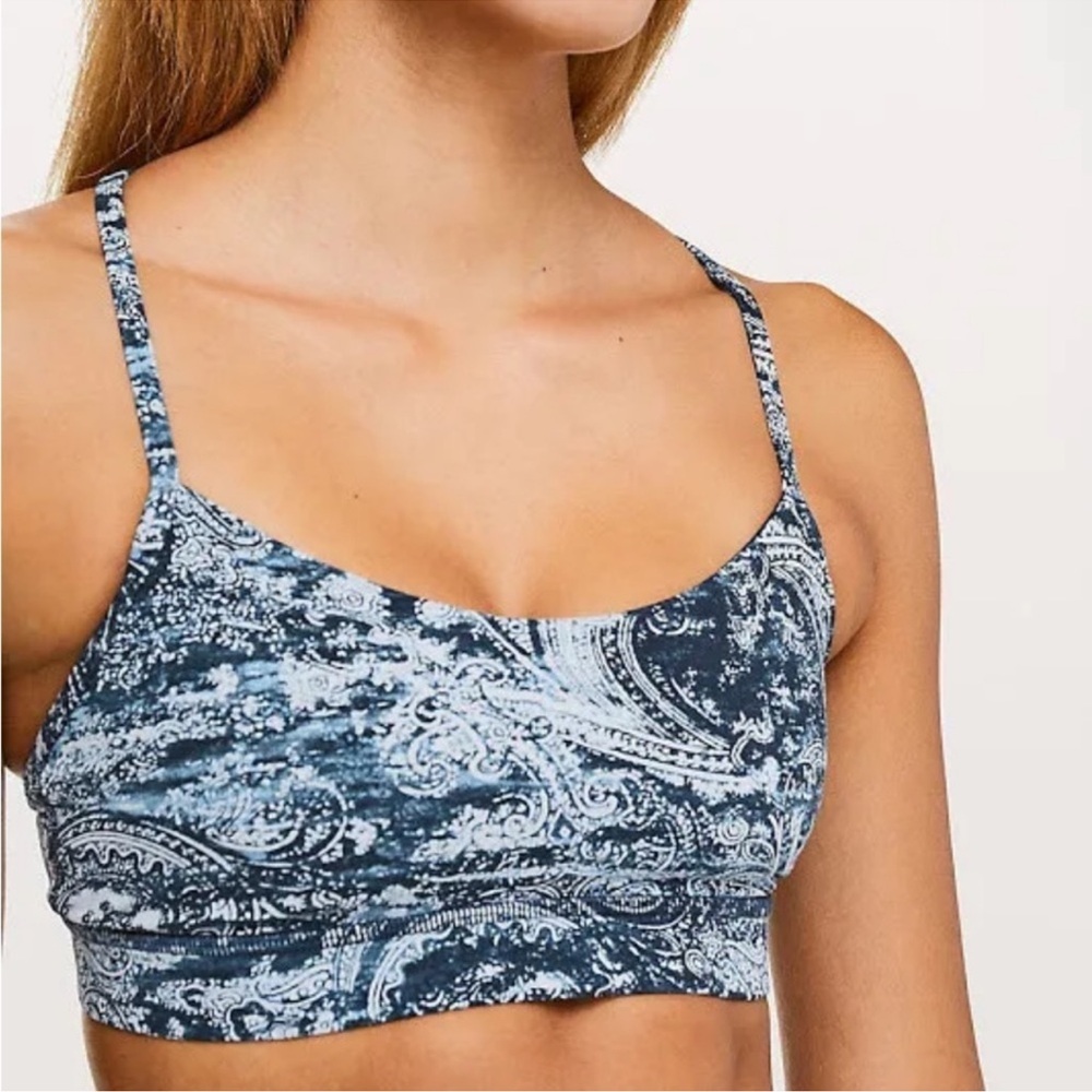 Lululemon Energy Bra Long Line Paisley 6
